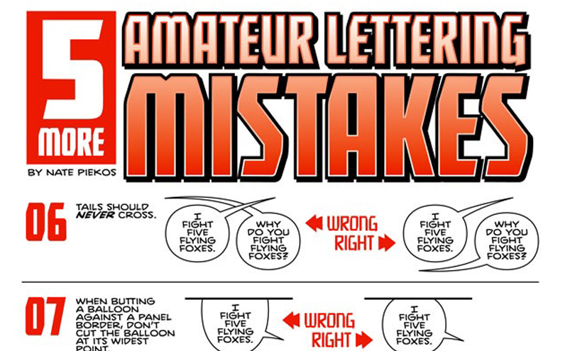 Lettering Mistakes