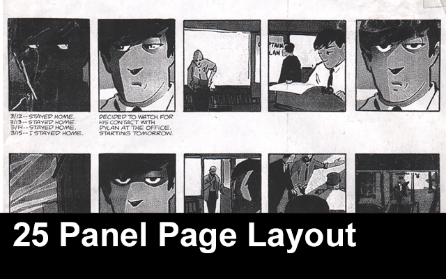 Matt Wagner’s 25 Panel Page Layout
