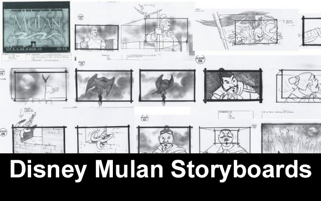 Disney Mulan Storyboards
