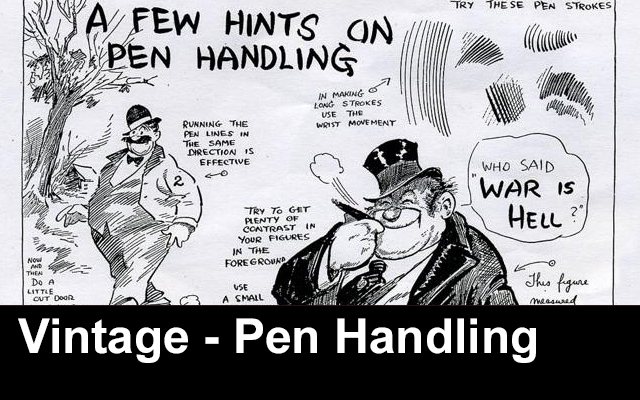 Vintage – Hints On Pen Handling