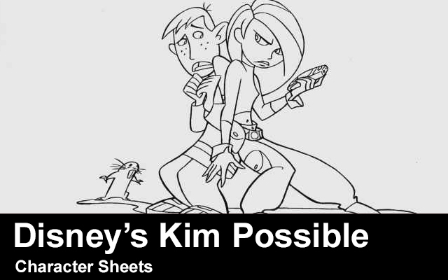 Disney-Kim Possible Character Sheets 2
