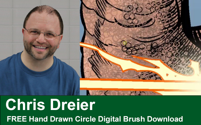 Chris Dreier FREE Hand Drawn Circle Digital Brush