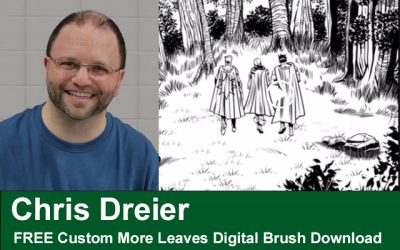 Chris Dreier’s FREE More Leaves Digital Brush