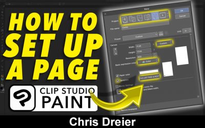 How to Set Up a Page in Clip Studio Paint – Digital Inker