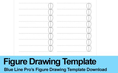 Drawing 8-Head Figure Template Download