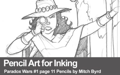 Pencil Art for Inking Paradox Wars pg 11