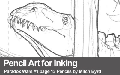 Pencil Art for Inking Paradox Wars pg 13
