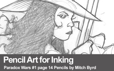 Pencil Art for Inking Paradox Wars pg 14