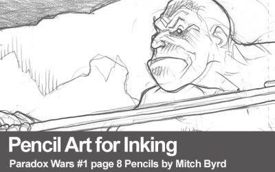 Pencil Art for Inking Paradox Wars pg 8